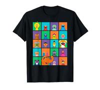 Sesame Street Character Squares Maglietta