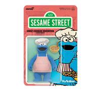 Sesame Street Chef Cookie Monster Reaction Figure ACC NUOVO