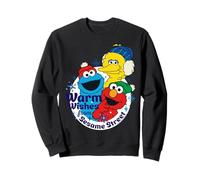 Sesame Street Christmas Big Bird Elmo Cookie Monster Fun Friends Felpa
