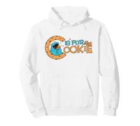 Sesame Street Cookie C Is for Cookie Monster Felpa con Cappuccio