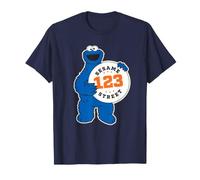 Sesame Street Cookie Monster 123 Badge Maglietta