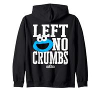 Sesame Street Cookie Monster Ate No Crumbs Felpa con Cappuccio