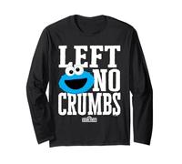 Sesame Street Cookie Monster Ate No Crumbs Maglia a Manica