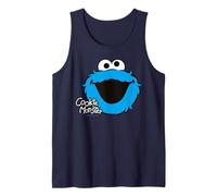 Sesame Street Cookie Monster Big Face Cookies Pose Classica Canotta