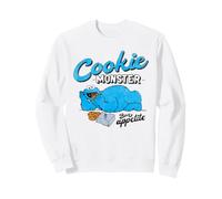 Sesame Street Cookie Monster Bon Appetite Felpa