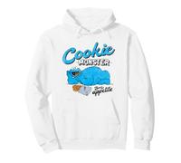 Sesame Street Cookie Monster Bon Appetite Felpa con Cappuccio