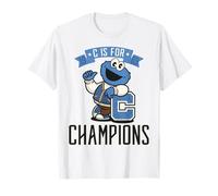 Sesame Street Cookie Monster Champion 60s Sport Divertimento Classico Maglietta