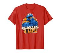 Sesame Street Cookie Monster Cookies 4 Life Maglietta