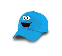 Sesame Street Cookie Monster Face-Chidren's cap, Blu, 20 x 14 cm