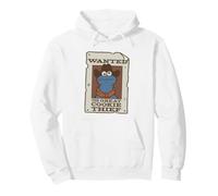 Sesame Street Cookie Monster Great Cookie Thief Felpa con Cappuccio