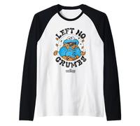 Sesame Street Cookie Monster He Ate Circle Maglia con Maniche Raglan