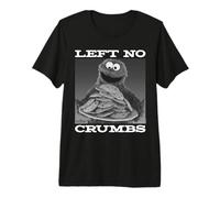 Sesame Street Cookie Monster He Ate Gray Maglietta Premium