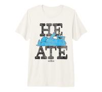 Sesame Street Cookie Monster Lie Down He Ate Maglietta Premium
