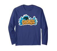 Sesame Street Cookie Monster Simple Graffiti Tag Maglia a Manica