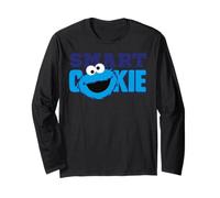 Sesame Street Cookie Monster Smart College Fun Team Classico Maglia a Manica