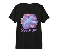 Sesame Street Cookie Monster Spaced out Maglietta Premium
