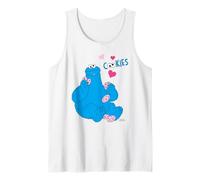Sesame Street Cookie Mostro Amore Biscotti Retro Hungry Vibes Canotta