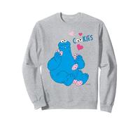 Sesame Street Cookie Mostro Amore Biscotti Retro Hungry Vibes Felpa