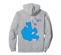 Sesame Street Cookie Mostro Amore Biscotti Retro Hungry Vibes Felpa con Cappuccio