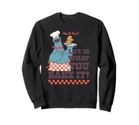 Sesame Street Cookie Mostro Baker Hot Fresh Vintage Yummy Felpa