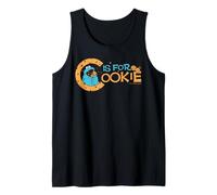 Sesame Street Cookie Mostro Cartone Animato Ortografia Divertimento Classico Canotta