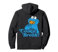 Sesame Street Cookie Mostro Pausa Tempo Lavoro Classico Gioco Felpa con Cappuccio