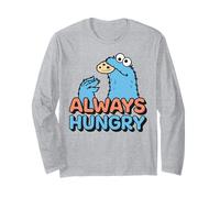 Sesame Street Cookie Mostro Sempre Hungry Pose Classico LOL Maglia a Manica