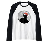Sesame Street Cookiemostro Xmas Christmas Sesame Street Maglia con Maniche Raglan