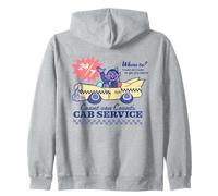 Sesame Street Count Von Count's Cab Service Felpa con Cappuccio