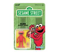 Sesame Street Elmo 3 3/4-Inch Reaction Figure ACC NUOVO