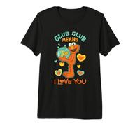 Sesame Street Elmo And Goldie, Glub Glub I Love You Maglietta Premium