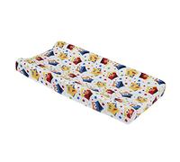 Sesame Street Elmo, Big Bird, & Cookie Monster rosso, giallo, blu e bianco con stelle, super morbido, rosso, blu, giallo, verde