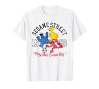 Sesame Street Elmo, Cookie Monster, Big Bird Soccer Team Maglietta