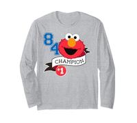 Sesame Street Elmo Cuddle College Team Fun Campione Classico Maglia a Manica