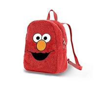 Sesame Street Elmo Face-Plush Zaino, Rosso, 22 x 27 cm, Capacità 7 L