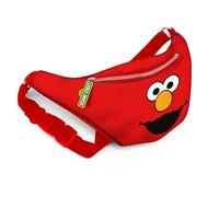 Sesame Street Elmo Face-Small Fancy Marsupio rosso, 5 x 14 cm