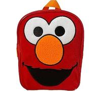 Sesame Street Elmo Fluffy Zaino per Bambini Morbido Peluche Borsa da Scuola p...