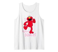 Sesame Street Elmo Happy Dance Nostalgico Love Heart Style Canotta