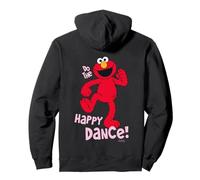 Sesame Street Elmo Happy Dance Retro Amici Fumetti Opera d'Arte Felpa con Cappuccio