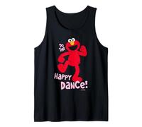 Sesame Street Elmo Happy Dance XOXO Cute Friends Love Heart Canotta