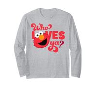 Sesame Street Elmo Love Valentine Abbracci Posa BFF Vintage XOXO Maglia a Manica