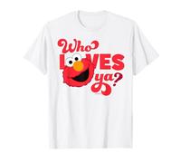 Sesame Street Elmo Love Valentine Abbracci Posa BFF Vintage XOXO Maglietta