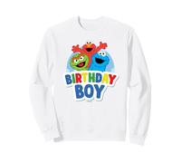 Sesame Street Elmo Oscar Cookie Monster Birthday Boy Felpa