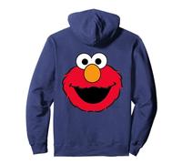 Sesame Street Elmo retrò:Fumetto: Carino Viso Coccole Felice Vibes Felpa con Cappuccio