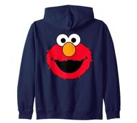 Sesame Street Elmo retrò:Fumetto: Carino Viso Coccole Felice Vibes Felpa con Cappuccio