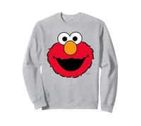 Sesame Street Elmo retrò Fumetto Carino Viso Coccole Vibes Felice Felpa