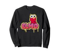 Sesame Street Elmo Simple Graffiti Tag Felpa