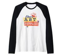 Sesame Street Elmo's Art Supplies Maglia con Maniche Raglan