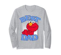 Sesame Street Father's Day Elmo Best Dad Maglia a Manica