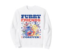 Sesame Street Furry Friends Forever Group Felpa